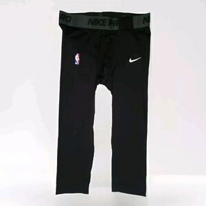NIKE PRO NBA 3/4 Compression Leggings Men’s Color Black Sizes Large and  XLarge